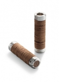 Brooks Plump Leather Grips - Antic Brown