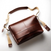 Brooks Barbican Leather Messenger Bag - Antic Brown